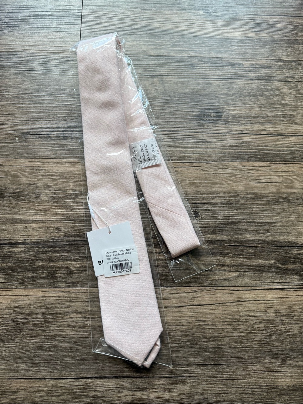 Birdy Grey Men’s Pale Blush Slim Tie